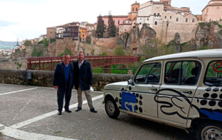 Javier y Santiago Torralba. En el Parador de Cuenca. Segur Torralba con seguros personalizados a precio competitivo forma parte de las corredurías clave en la industria aseguradora