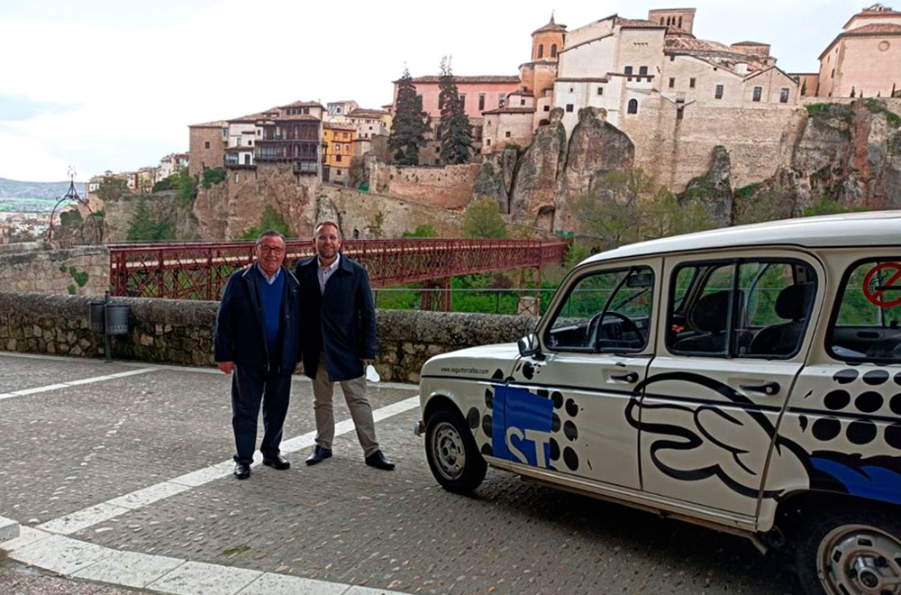 Javier y Santiago Torralba. En el Parador de Cuenca. Segur Torralba con seguros personalizados a precio competitivo forma parte de las corredurías clave en la industria aseguradora