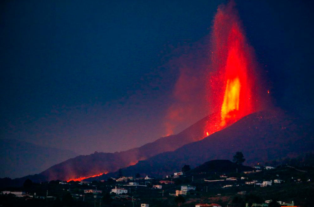 Erupción del volcán Cumbre Vieja de la Palma