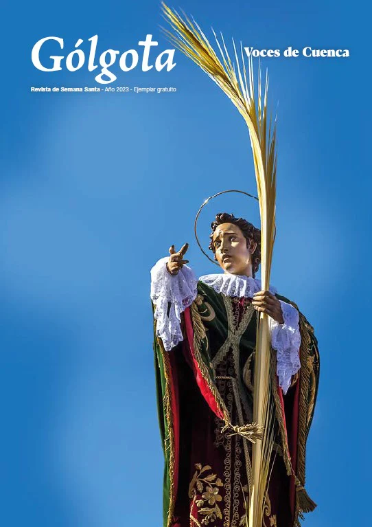 En la portada de la revista Gólgota aparece la imagen de San Juan apóstol evangelista realizada por Luis Marco Pérez en 1941.